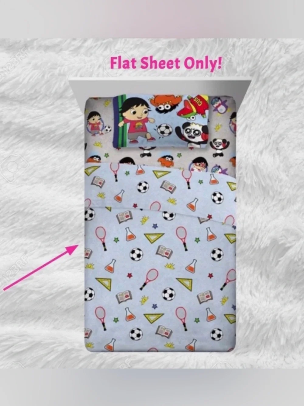 Bundle of Ryan’s World Bedding + Hooded Towel